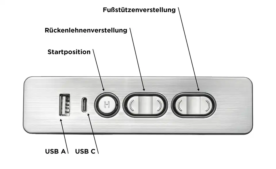 uno Relaxsessel Lazio BHT 80|107|83 cm, Leder