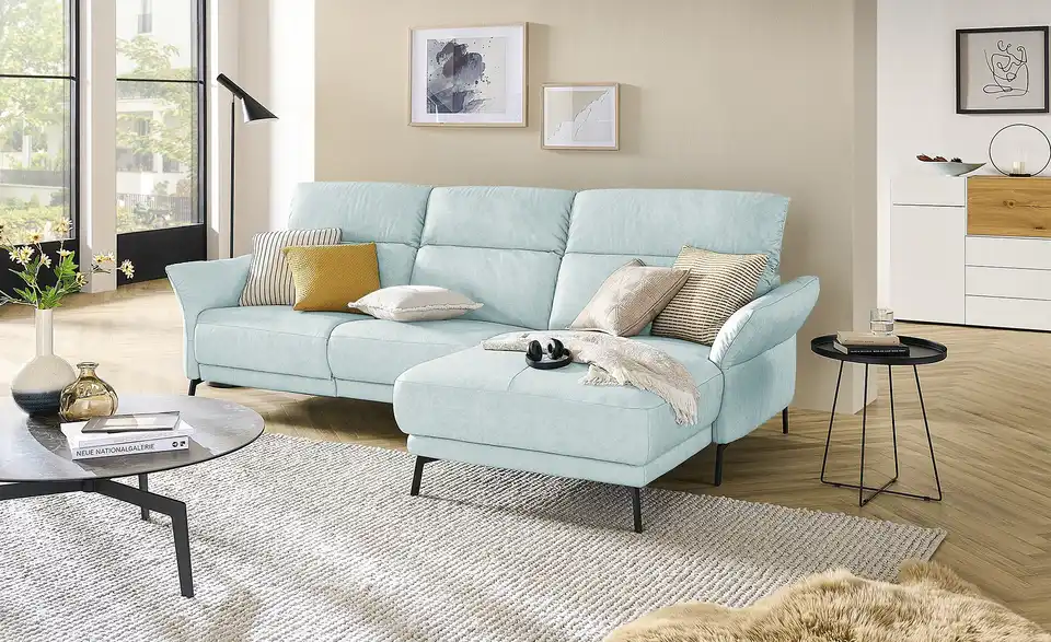 Wohnwert Ecksofa Leder Bellana BHT 285|101|161 cm, Leder