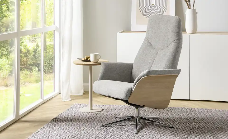 SKAGEN STUDIO Sessel Bjarne BHT 66|101|81 cm, Mikrofaser