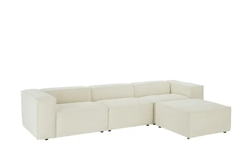 Ecksofa Relana BHT 330|69|200 cm, Cordstoff