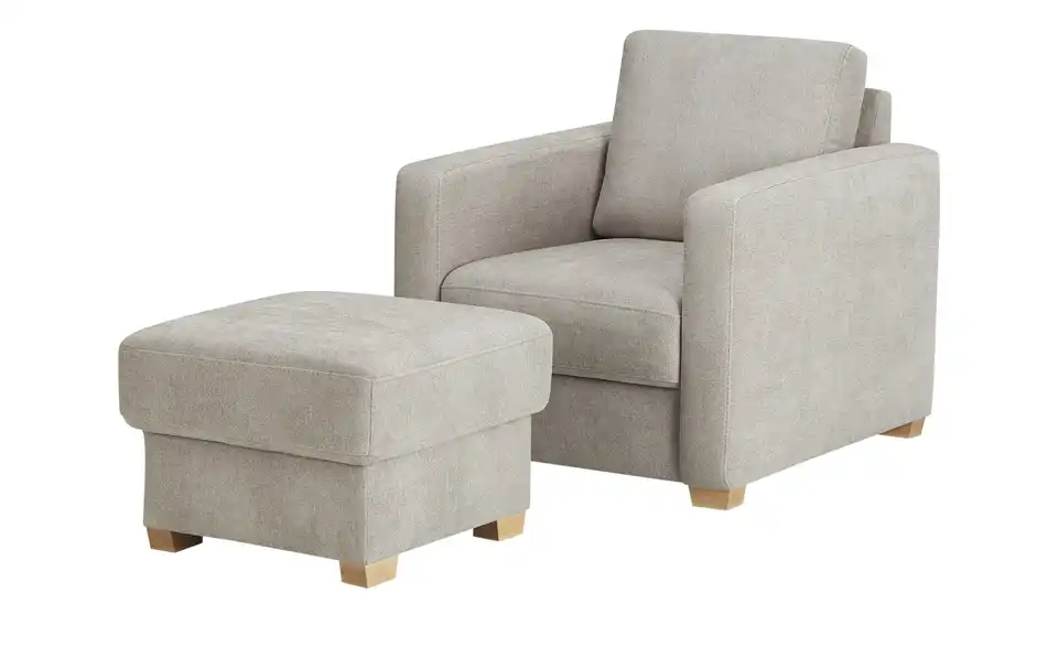 bobb Sessel mit Boxspringpolsterung Lisa de Luxe BHT 85|90|93 cm, Flachgewebe