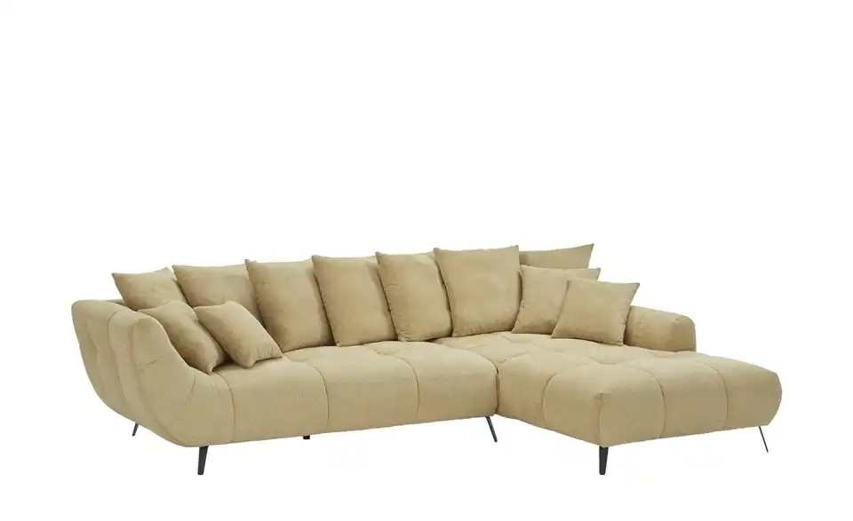 bobb Ecksofa Bellani III BHT 279|98|192 cm, Flachgewebe