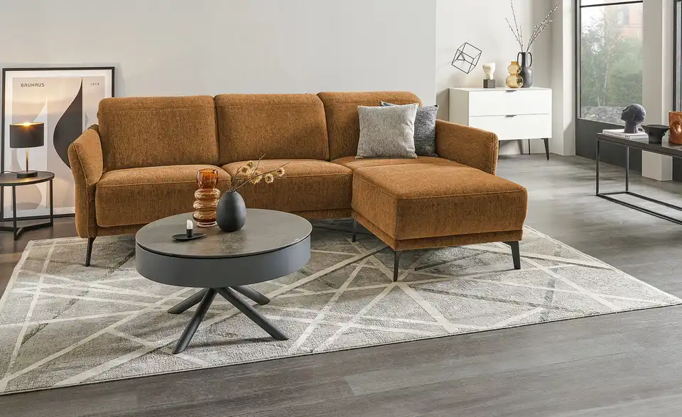 Ecksofa New York BHT 251|85|179 cm, Mikrofaser