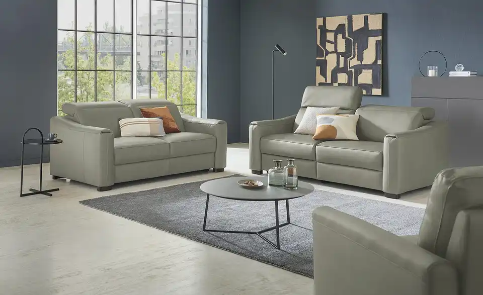 Ravensberger Werkstätten Einzelsofa Echlederbezug Corby BHT 196|102|107 cm, Leder