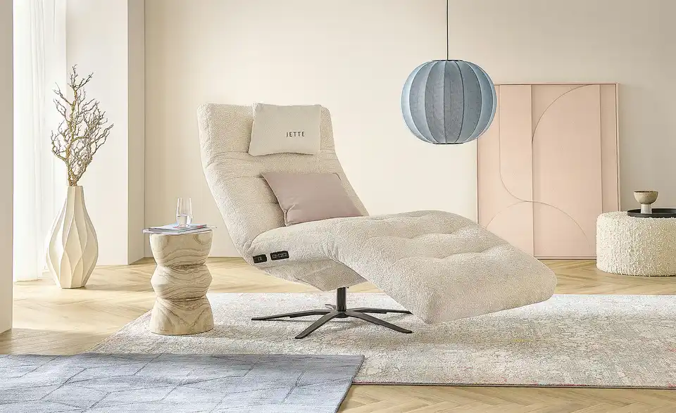 Jette Home Relaxliege Calm BHT 82|116|208 cm, Webstoff Jette Home Relaxliege Calm BHT 82|116|208 cm, Webstoff