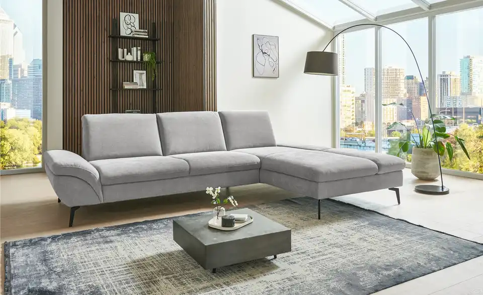 Lounge Collection Ecksofa Malena BHT 314|92|199 cm, Flachgewebe