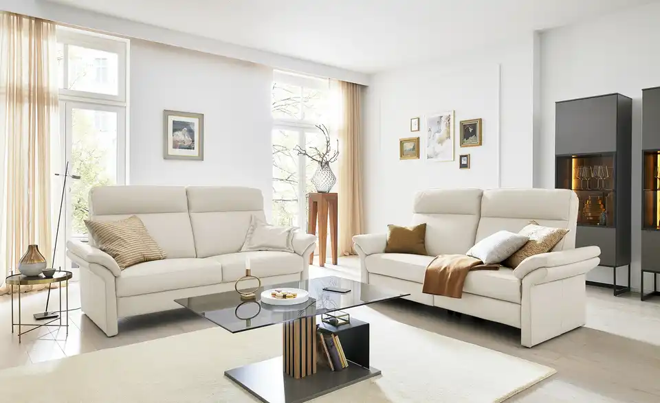 Wohnwert Einzelsofa Leder Mayla BHT 210|109|96 cm, Leder Wohnwert Einzelsofa Leder Mayla BHT 210|109|96 cm, Leder