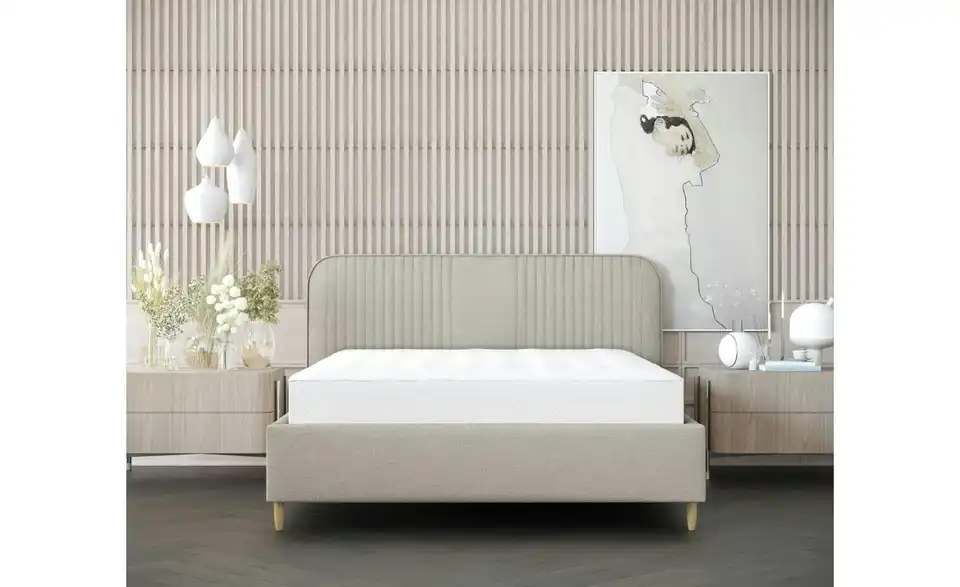 Polsterbett mit Stauraum Livy BHL 151|116|219 cm