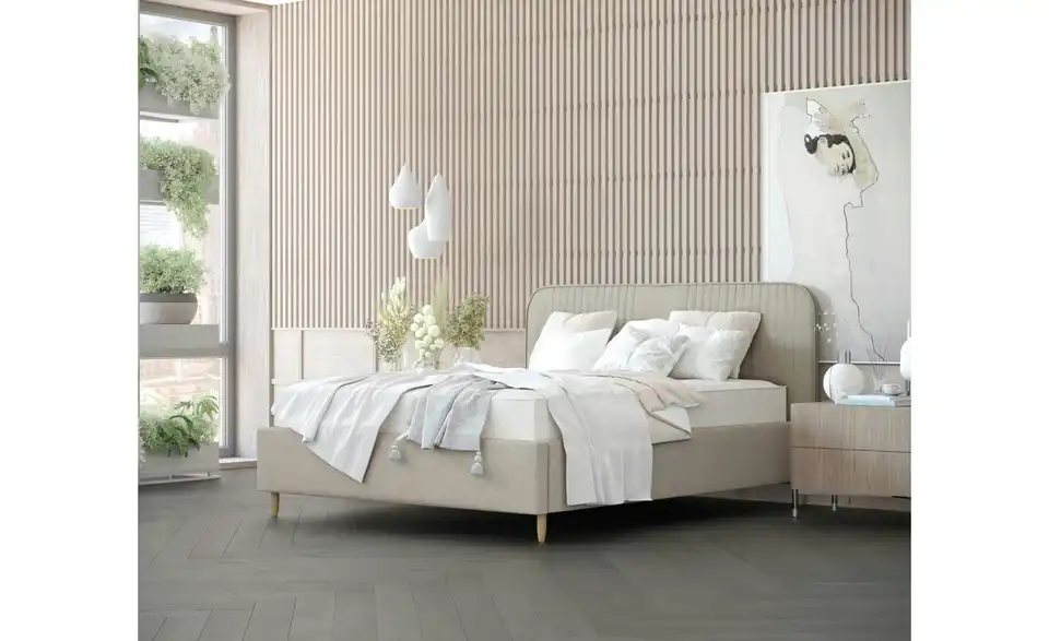 Polsterbett mit Stauraum Livy BHL 151|116|219 cm