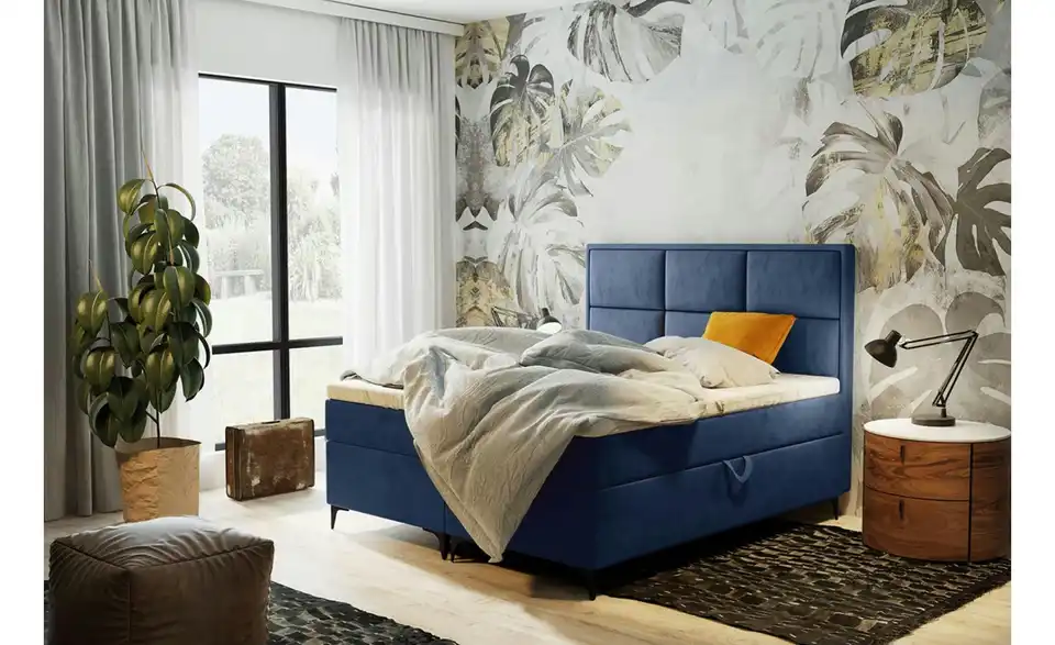 Boxbett mit Bettkasten Vaduz BHL 120|110|212 cm