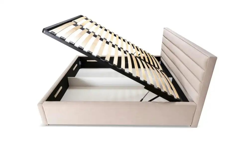 Polsterbett mit Bettkasten Loca BHL 120|110|216 cm