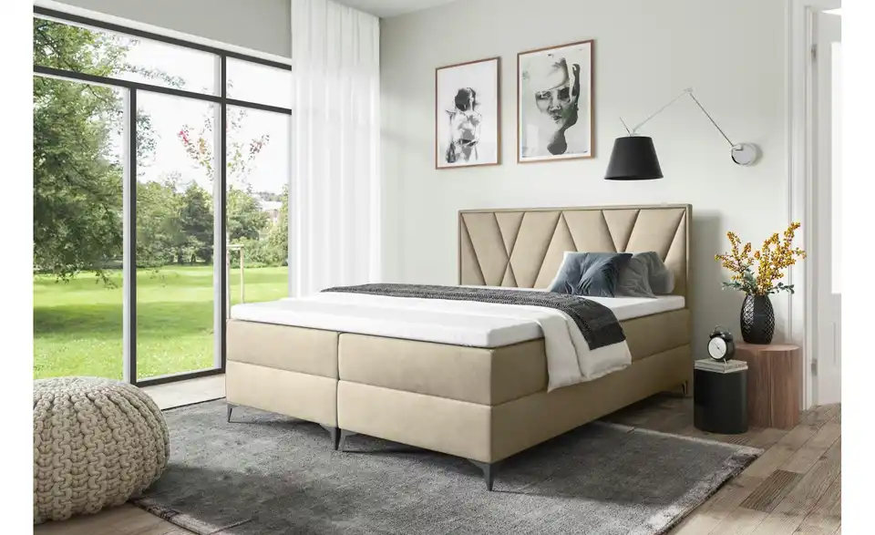 Boxbett mit Bettkasten Vella BHL 120|110|210 cm