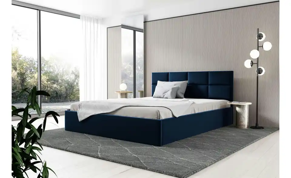 Polsterbett mit Bettkasten Gobi BHL 149|90|214 cm