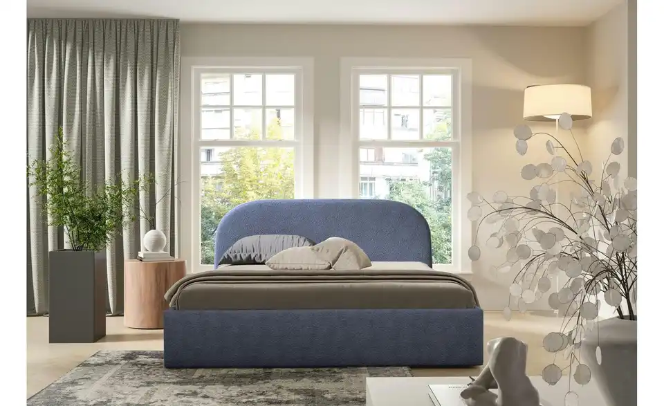 Polsterbett mit Bettkasten Luna BHL 120|90|200 cm