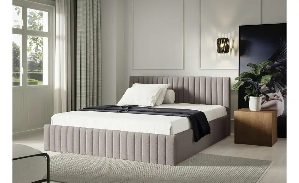 Polsterbett mit Bettkasten Sona BHL 99|90|214 cm