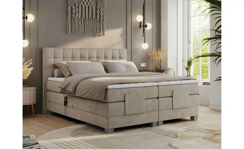Motor Boxspringbett mit Bettkasten Elektro BHL 148|118|212 cm