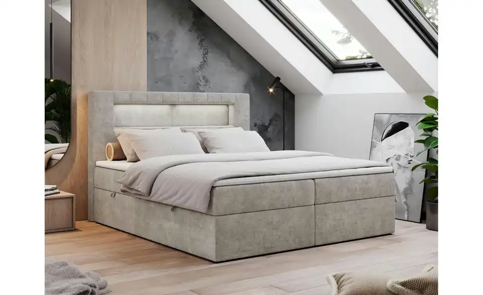 Boxbett mit Bettkasten Gold 5 BHL 120|103|220 cm Boxbett mit Bettkasten Gold 5 BHL 120|103|220 cm