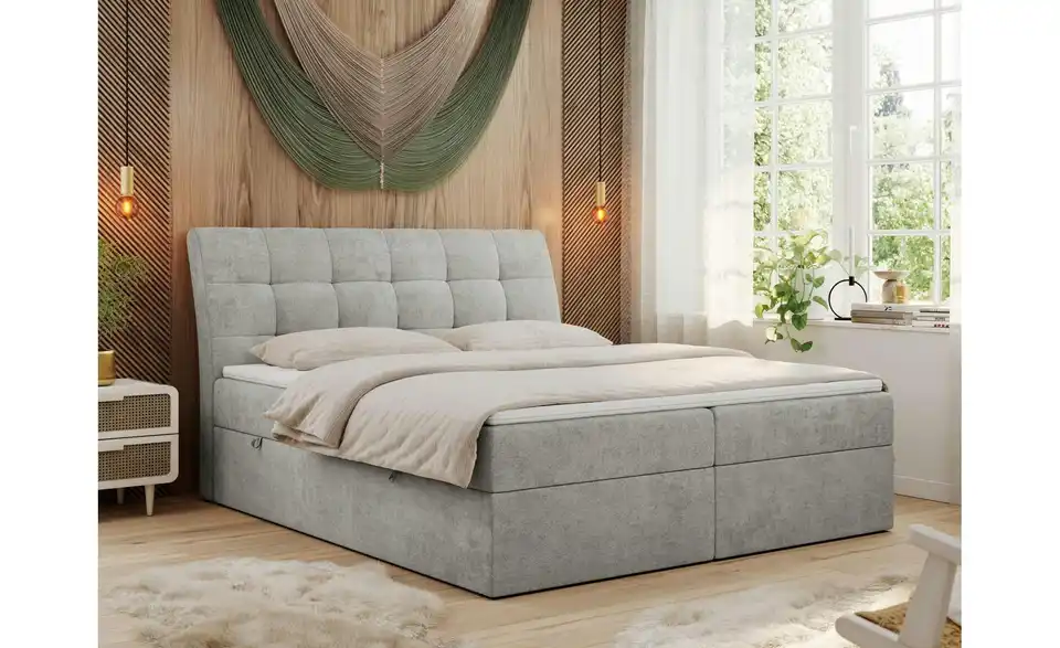 Boxbett mit Bettkasten Diegos BHL 120|118|223 cm