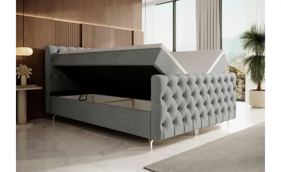 Boxbett mit Stauraum Chester Plus BHL 140|111|216 cm