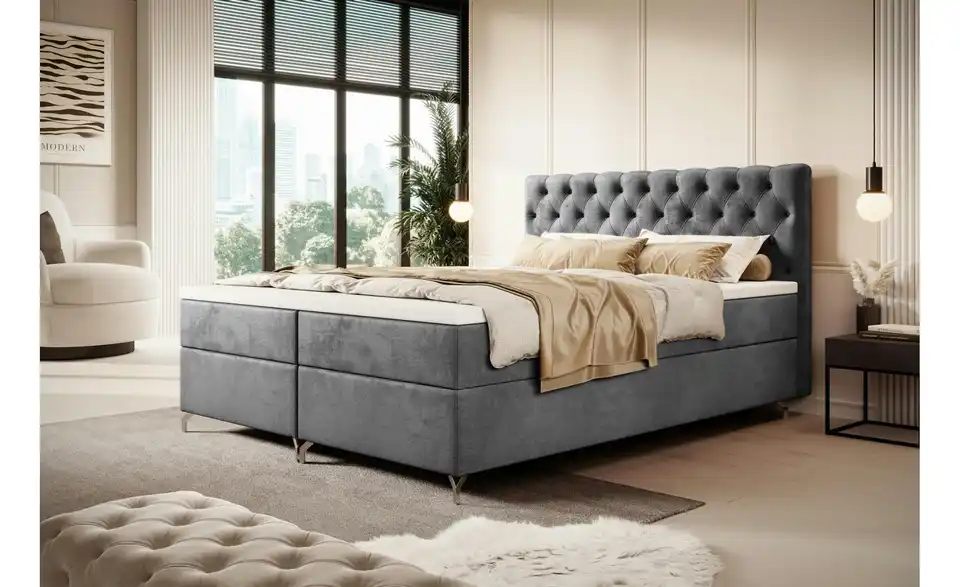 Boxbett mit Stauraum Chester BHL 140|111|208 cm