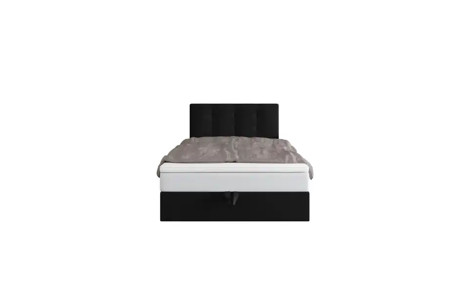 Boxbett mit Stauraum, Matratze H3 und Topper Duo BHL 90|102|205 cm