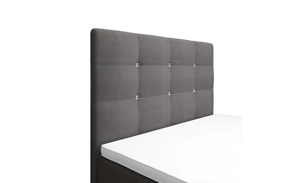 Boxbett mit Stauraum, Matratze H3 und Topper Kleo BHL 90|105|218 cm