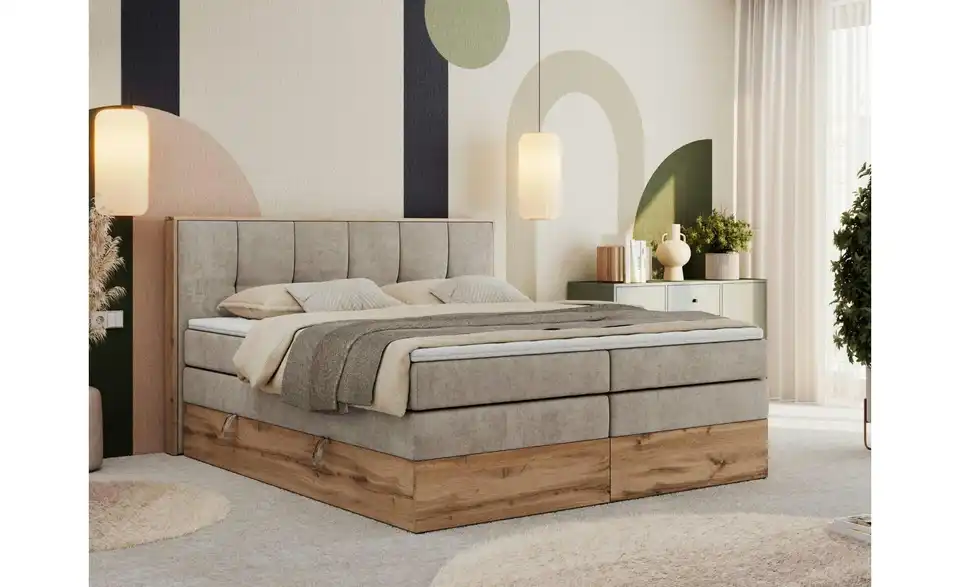 Boxspringbett mit Bettkasten Albero 1 King BHL 148|113|210 cm