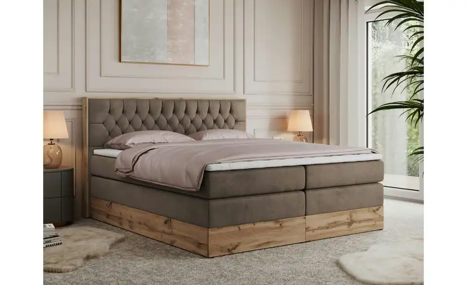 Boxspringbett mit Bettkasten Amore King BHL 148|115|211 cm Boxspringbett mit Bettkasten Amore King BHL 148|115|211 cm