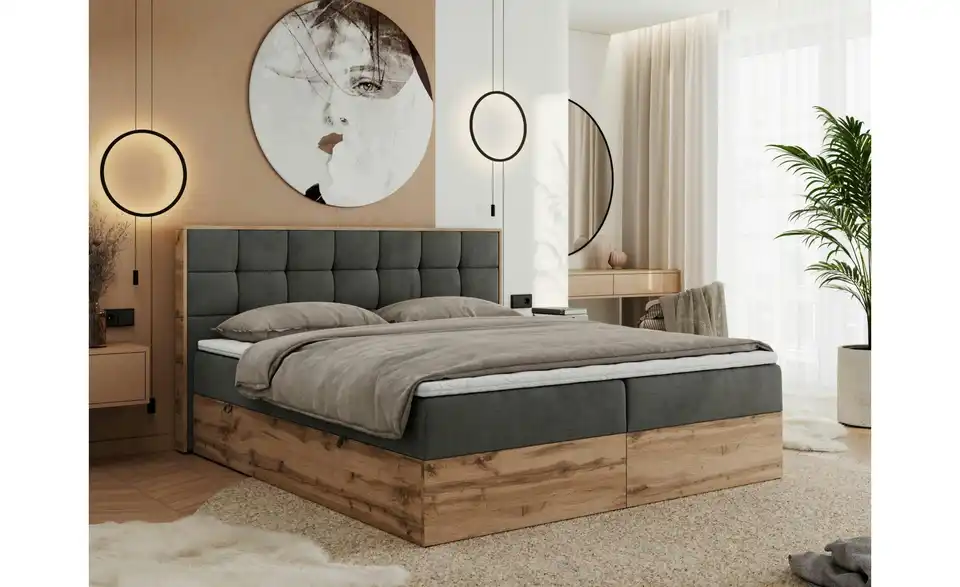 Boxbett mit Bettkasten Albero 1 BHL 128|104|210 cm Boxbett mit Bettkasten Albero 1 BHL 128|104|210 cm