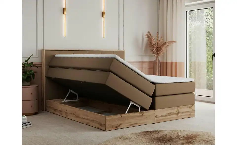 Boxspringbett mit Bettkasten Veneto King BHL 148|115|211 cm