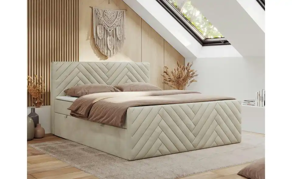 Boxbett mit Bettkasten Paris Duo BHL 121|110|212 cm Boxbett mit Bettkasten Paris Duo BHL 121|110|212 cm