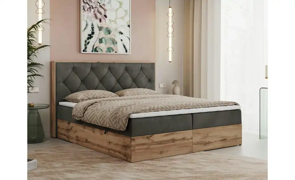 Boxbett mit Bettkasten Veneto BHL 148|115|211 cm