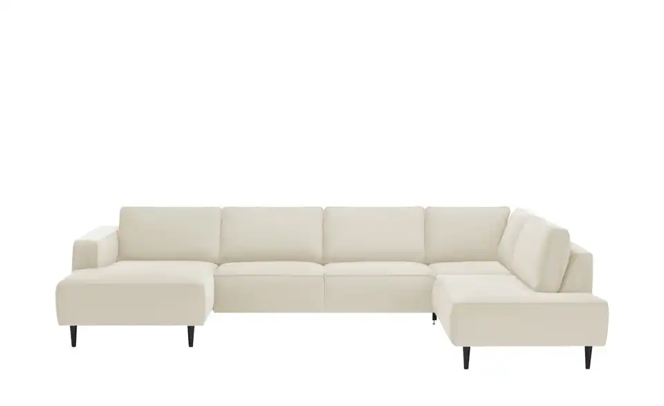 SOHO Wohnlandschaft Jesska BHT 335|83|200 cm, Cordstoff fein