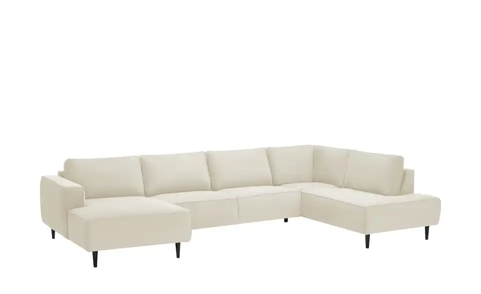 SOHO Wohnlandschaft Jesska BHT 335|83|200 cm, Cordstoff fein