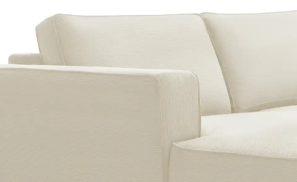 SOHO Wohnlandschaft Jesska BHT 335|83|200 cm, Cordstoff fein