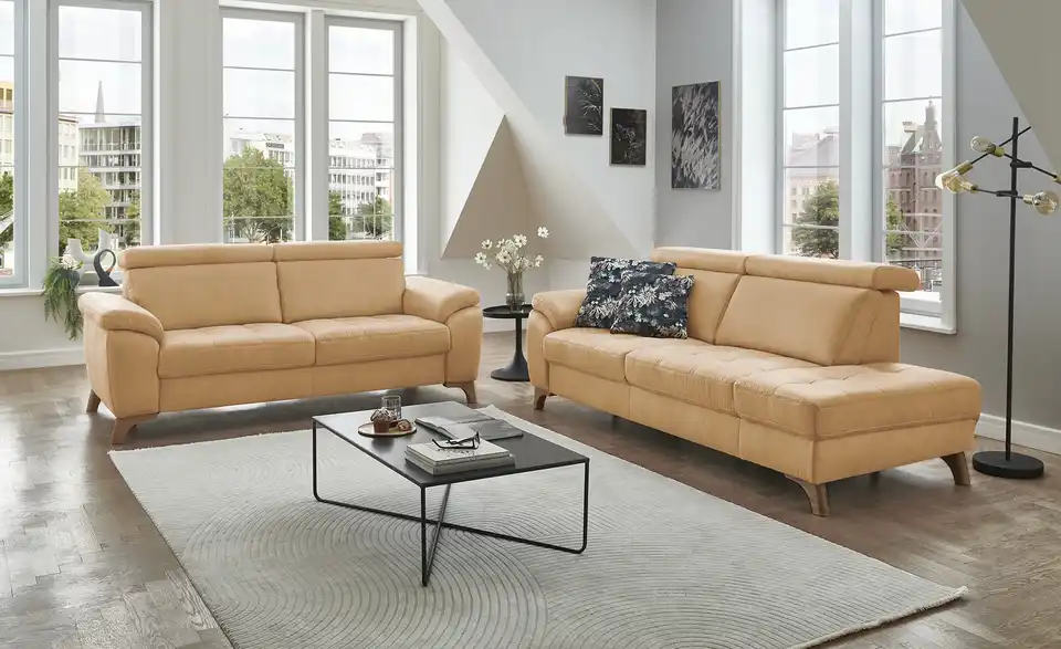 meinSofa Recamiére Chloris BHT 221|107|102 cm, Mikrofaser meinSofa Recamiére Chloris BHT 221|107|102 cm, Mikrofaser