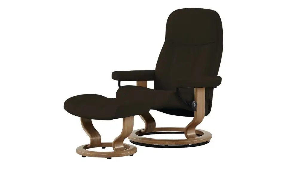 Stressless Relaxsessel mit Hocker Leder Consul BHT 76|100|71 cm, Leder