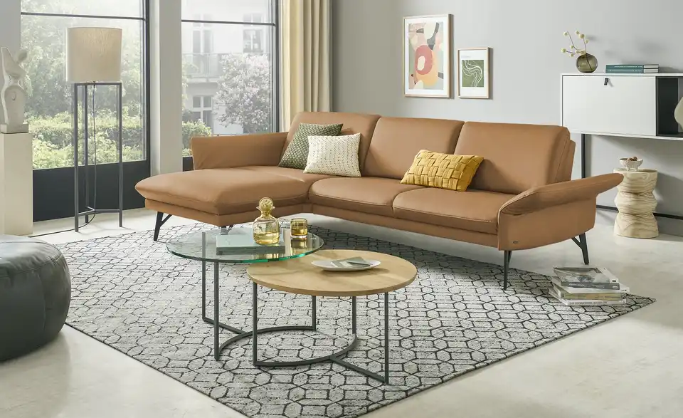 himolla Ecksofa Echtleder 1928 BHT 296|85|175 cm, Leder himolla Ecksofa Echtleder 1928 BHT 296|85|175 cm, Leder