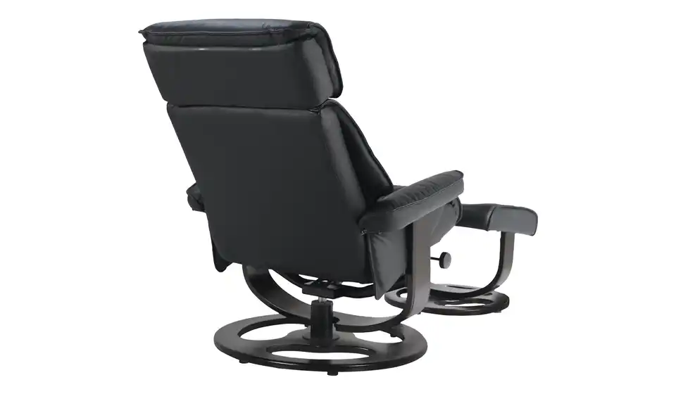 uno Sessel-Hocker-Set mit Relaxfunktion Ben BHT 80|105|92 cm, Leder