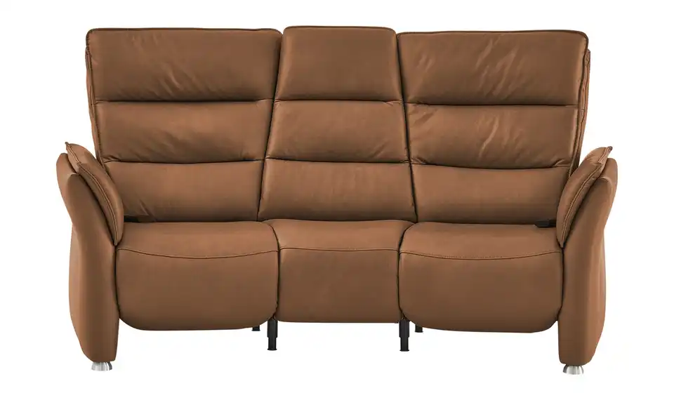 Hukla Trapezsofa Echtleder Corina BHT 202|112|120 cm, Leder
