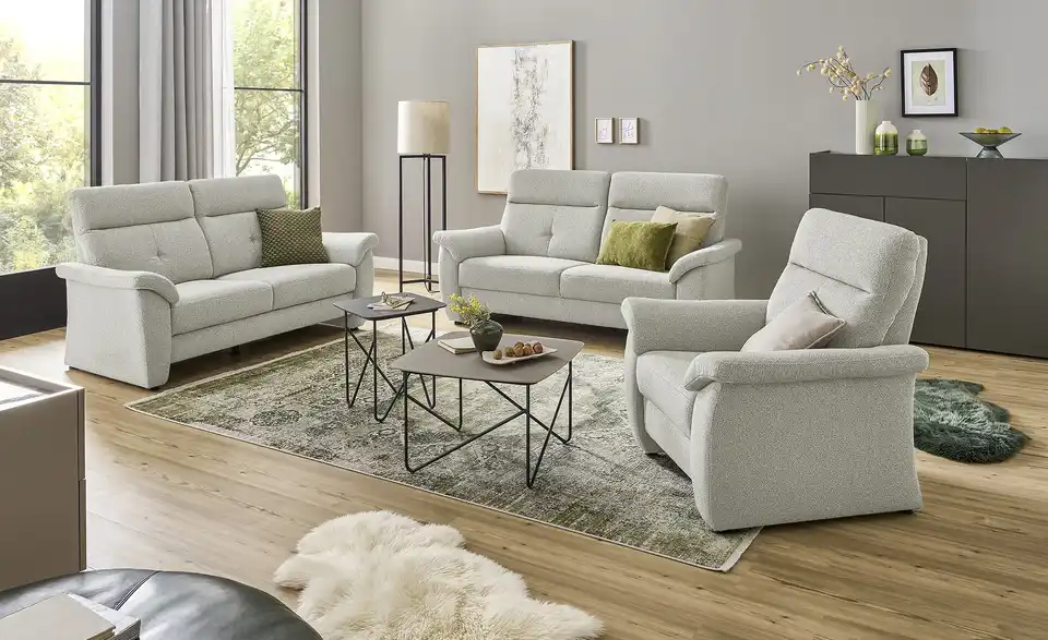 Polstermöbel Oelsa Einzelsofa Brüssel BHT 164|100|90 cm, Flachgewebe