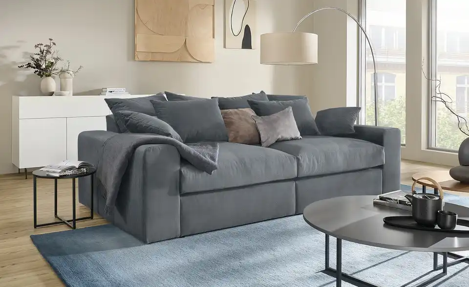 uno Bigsofa Nea BHT 260|81|135 cm, Cordstoff