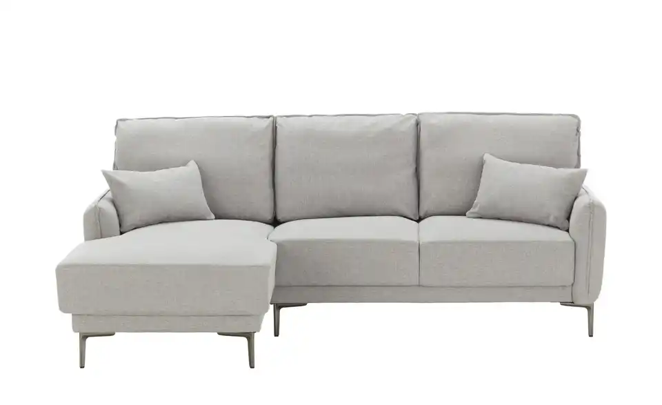 Ecksofa Asolita BHT 227|154|87 cm, Flachgewebe