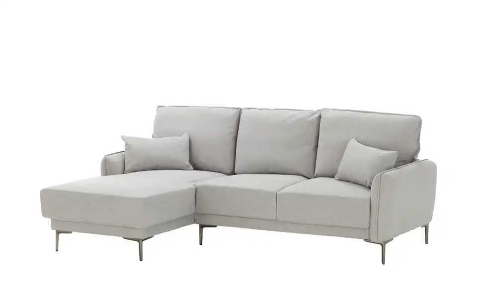 Ecksofa Asolita BHT 227|154|87 cm, Flachgewebe