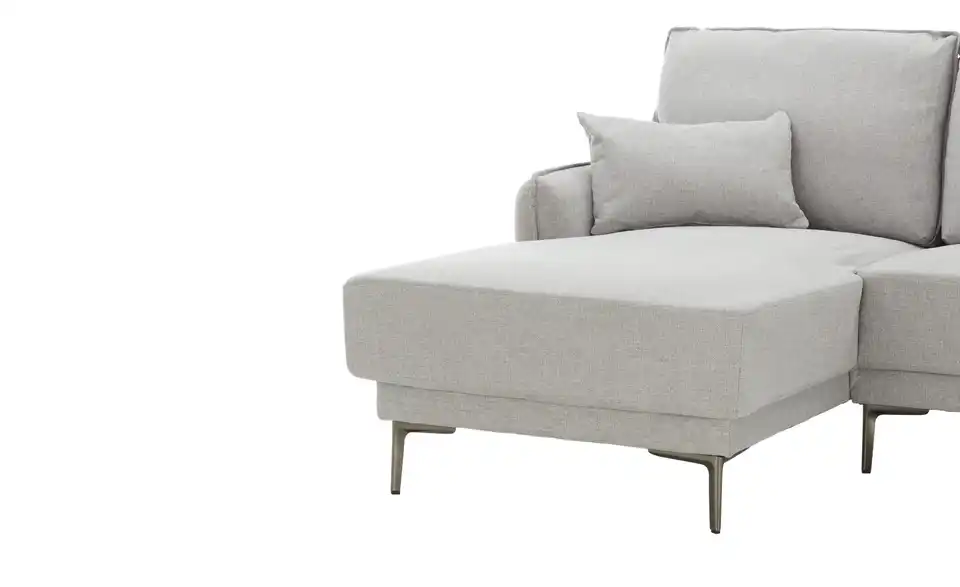 Ecksofa Asolita BHT 227|154|87 cm, Flachgewebe