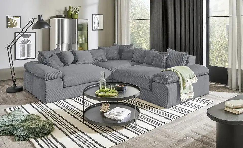 smart Ecksofa Lianea BHT 278|86|278 cm, Cordstoff