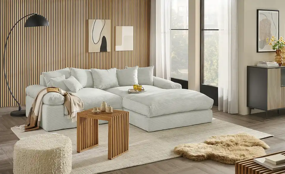smart Ecksofa Lionore BHT 265|86|203 cm, Cordstoff