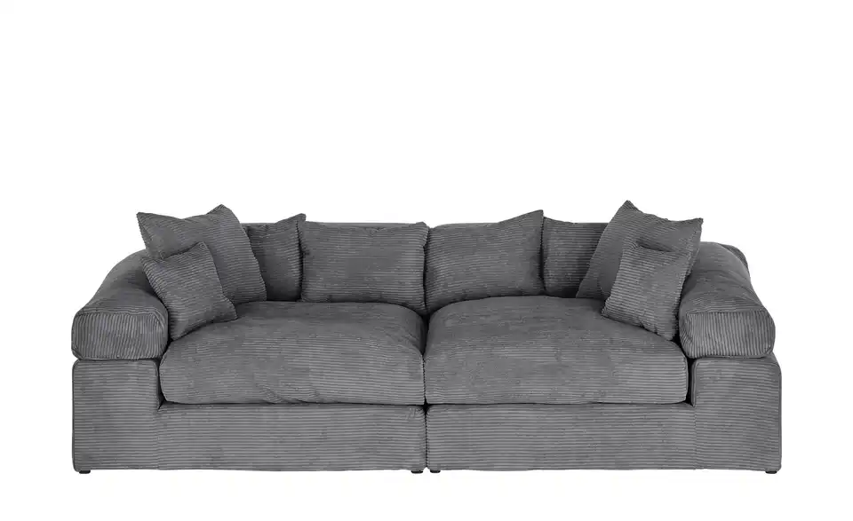 smart Big Sofa Lianea BHT 260|86|133 cm, Cordstoff