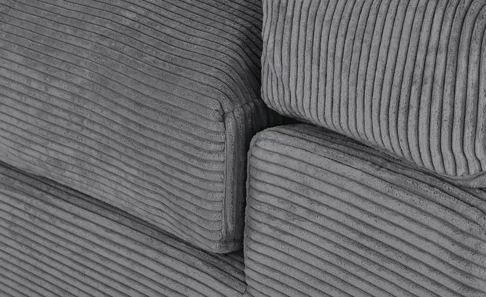 smart Big Sofa Lianea BHT 260|86|133 cm, Cordstoff
