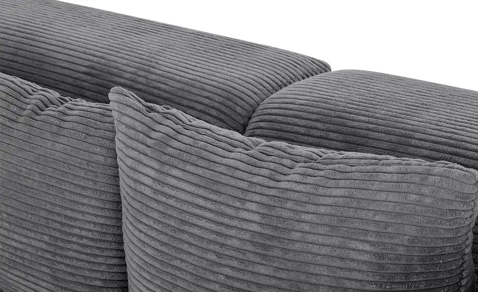 smart Big Sofa Lianea BHT 260|86|133 cm, Cordstoff